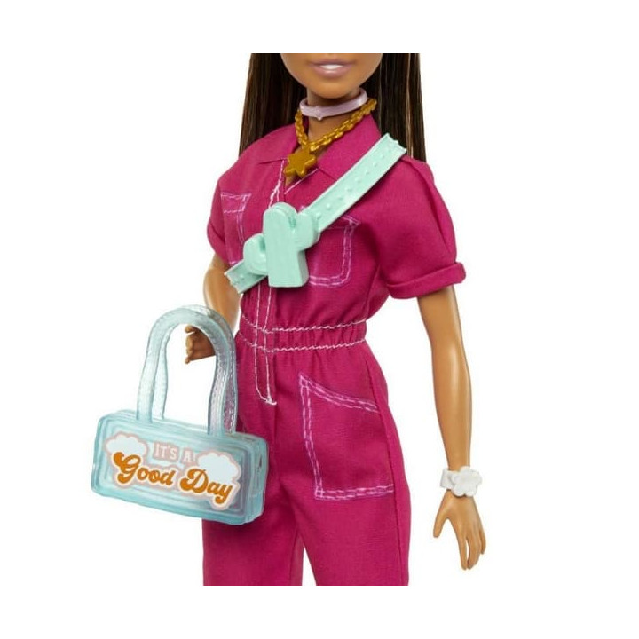 Barbie® Deluxe MÓDNÍ PANENKA - V KALHOTOVÉM KOSTÝMU