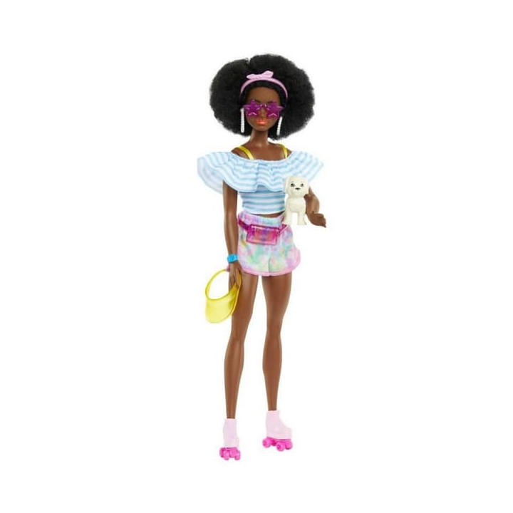 Barbie® Deluxe MÓDNÍ PANENKA - TRENDY BRUSLAŘKA