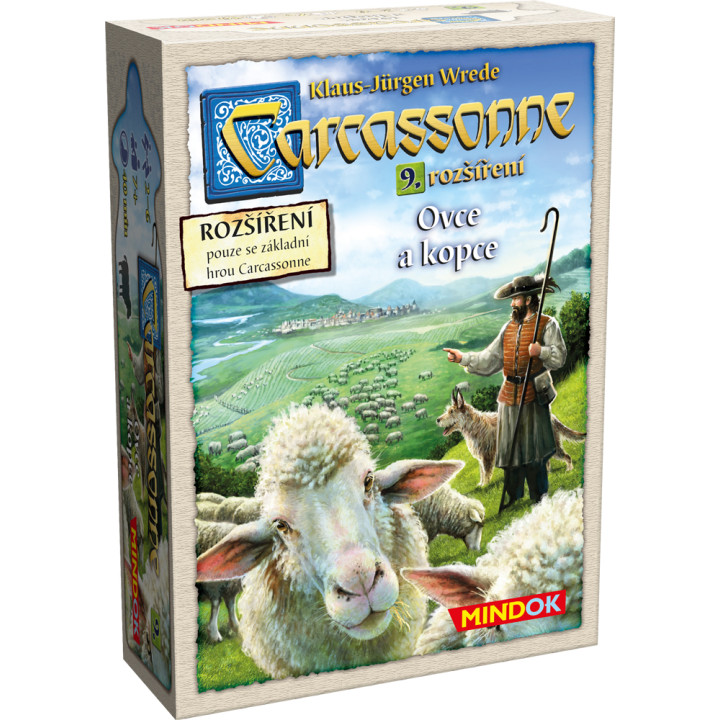 Mindok Carcassonne - rozšíření 9 (Ovce a kopce)