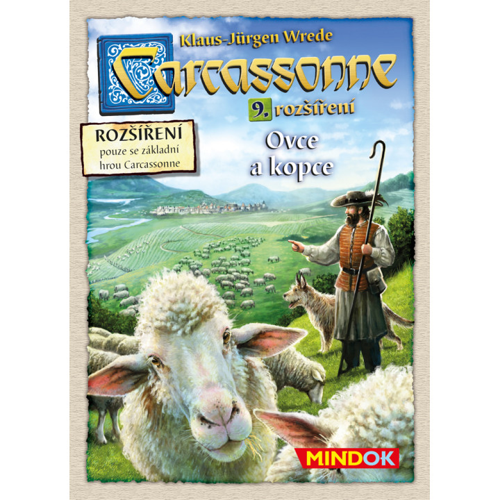 Mindok Carcassonne - rozšíření 9 (Ovce a kopce)