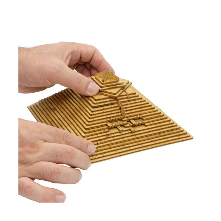 EscapeWelt Dřevěný hlavolam Pyramida