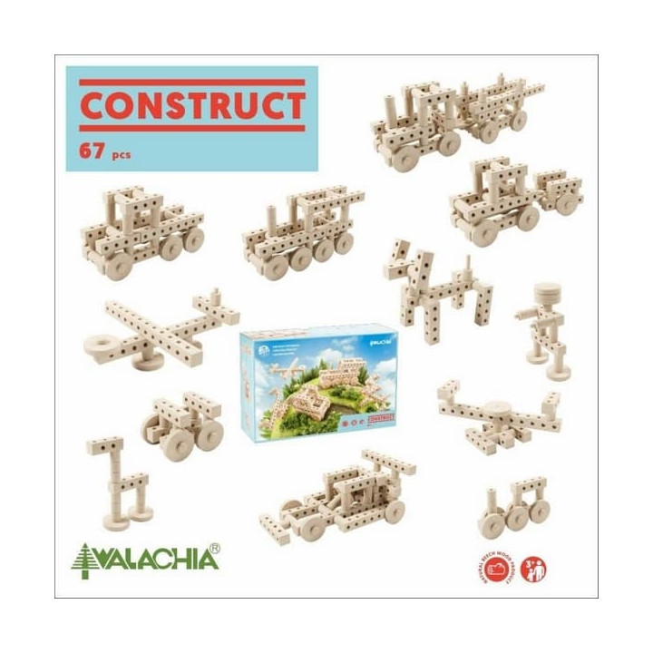 CONSTRUCT stavebnice 67 dílů