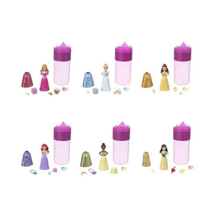 Disney Princess COLOR REVEAL KRÁLOVSKÁ MALÁ PANENKA NA VEČÍRKU