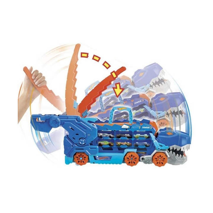 Hot Wheels™ CITY T-REX TAHAČ SE SVĚTLY A ZVUKY