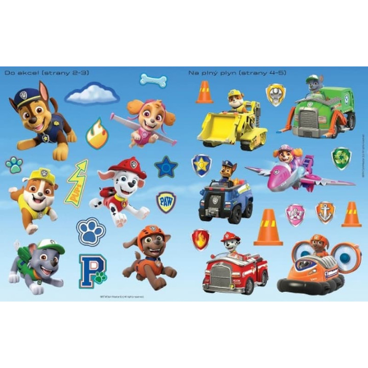 Samolepková knížka Tlapková patrola/Paw Patrol
