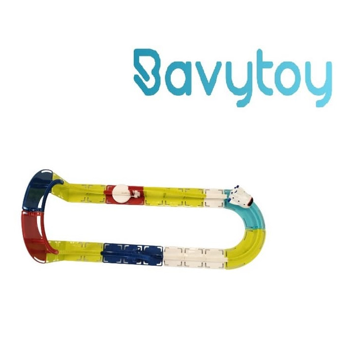 Bavytoy Barevná 3D elektrická dráha 31ks