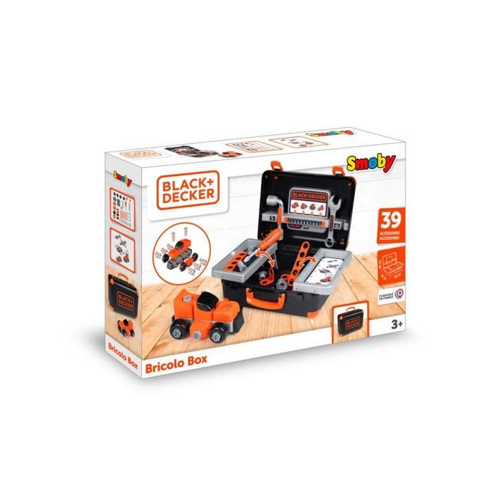 Black&Decker: Kufřík Bricolo s autem a nářadím