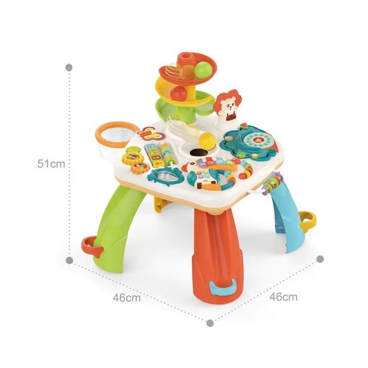 Bavytoy Interaktivní stoleček pro nejmenší Montessori