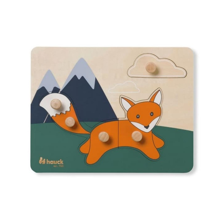 Dřevěné puzzle - Liška
