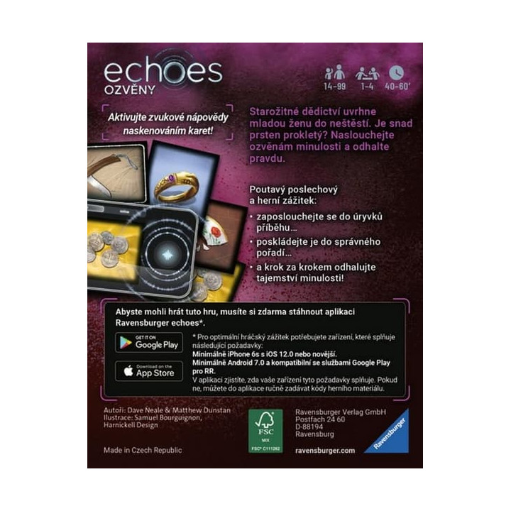 Ravensburger: Echoes Prsten - tajemná audiohra