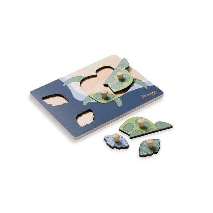 Dřevěné puzzle - Želva