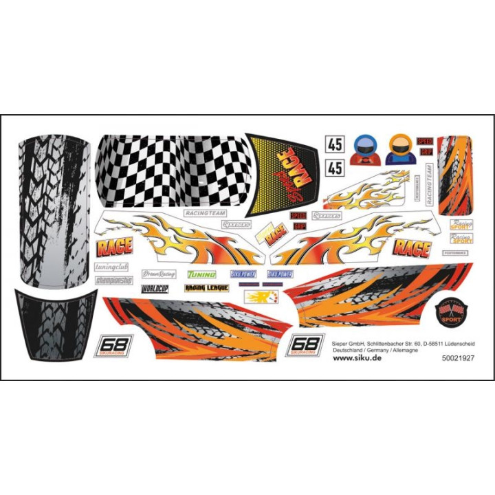 SIKU Super 6504 Limitovaná edice 100 let Sieper - Mini Countryman Race červený