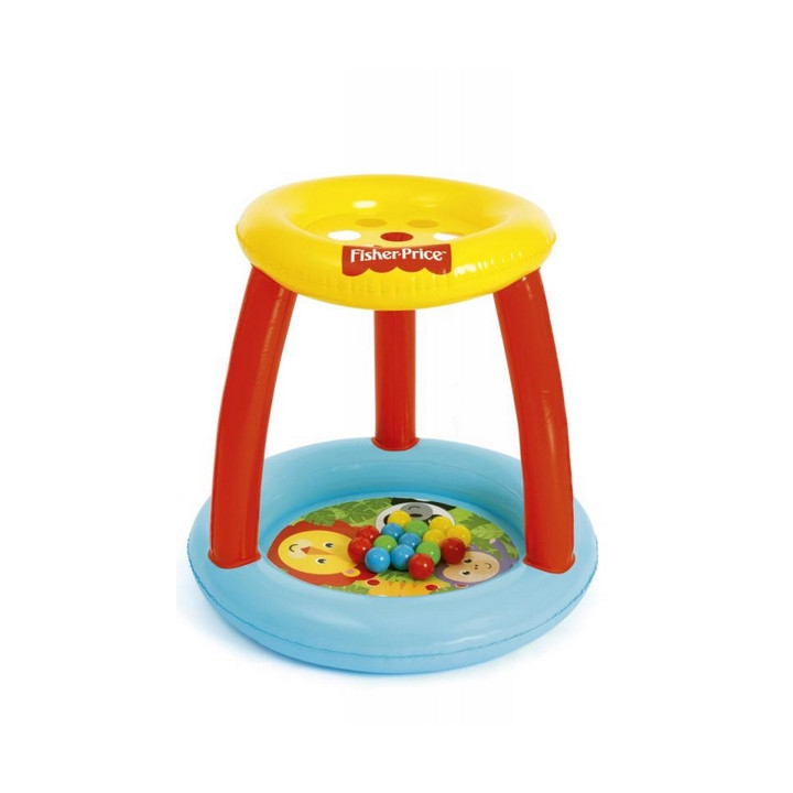Nafukovací centrum Fisher Price s míčky 89x89x84cm