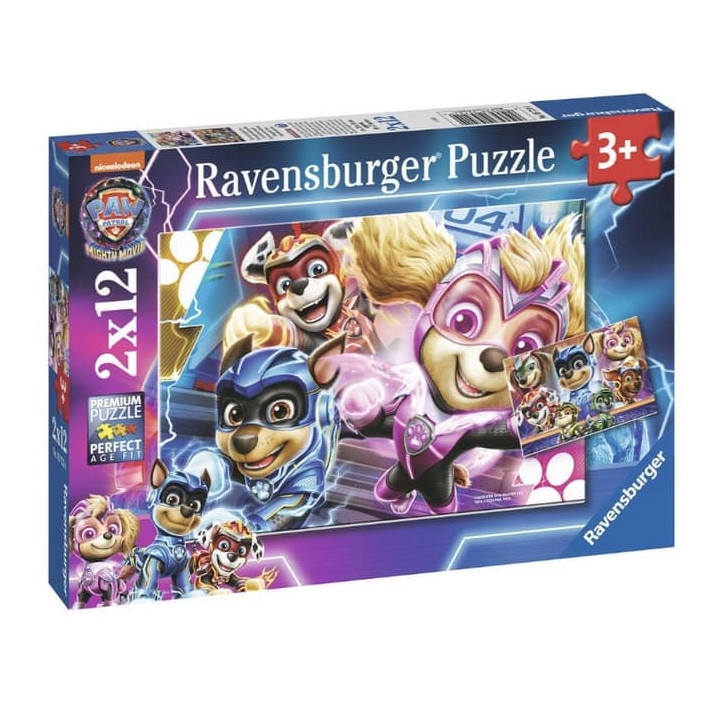 Ravensburger: Puzzle Tlapková patrola ve velkofilmu 2x12 dílků Paw Patrol