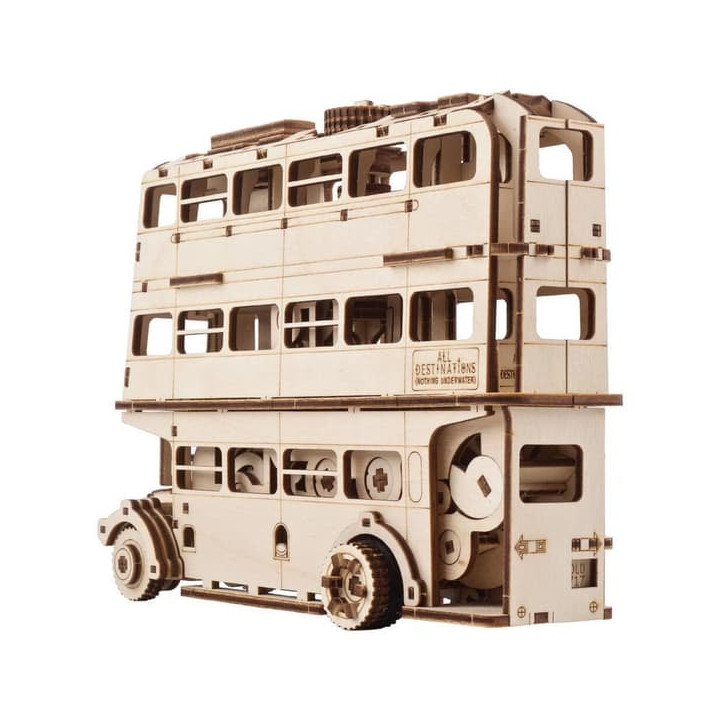 Ugears 3D dřevěné mechanické puzzle Harry Potter Rytířský autobus