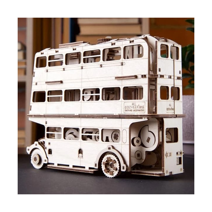Ugears 3D dřevěné mechanické puzzle Harry Potter Rytířský autobus