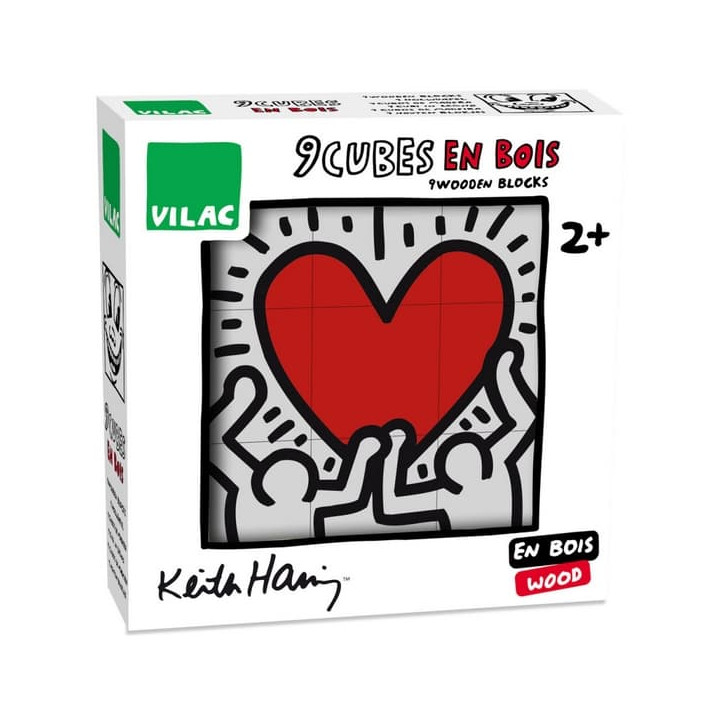 Vilac Obrázkové kostky Keith Haring