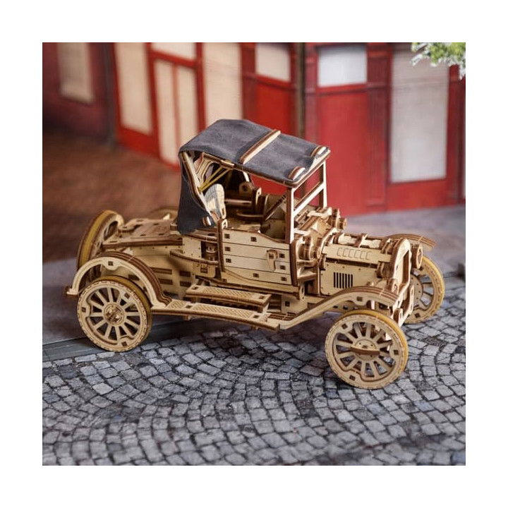 Ugears 3D dřevěné mechanické puzzle Historický automobil UGR-T