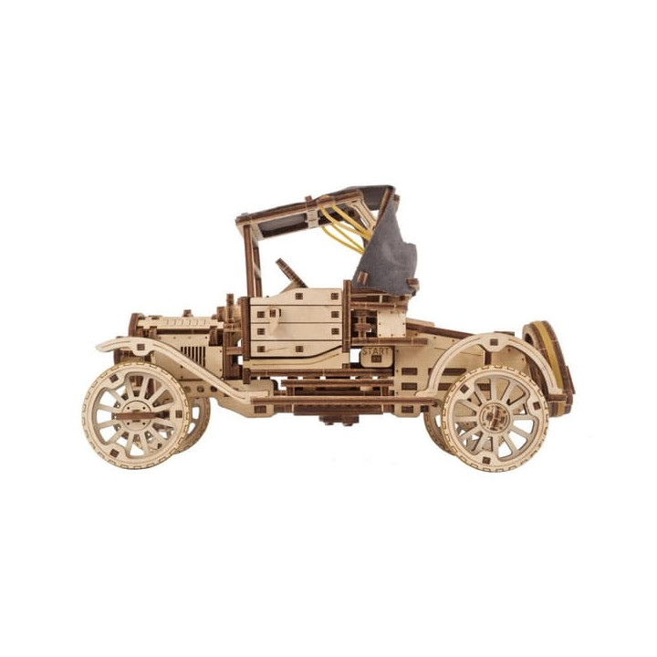 Ugears 3D dřevěné mechanické puzzle Historický automobil UGR-T
