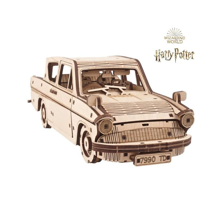 Ugears 3D dřevěné mechanické puzzle Harry Potter Létající Ford Anglia