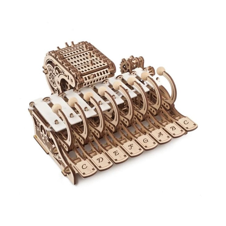Ugears 3D dřevěné mechanické puzzle Programovatelná celesta