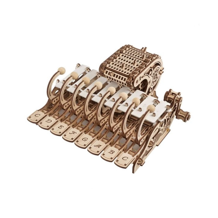 Ugears 3D dřevěné mechanické puzzle Programovatelná celesta