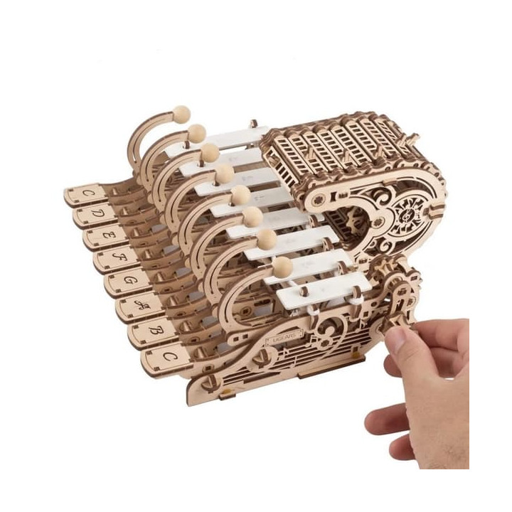 Ugears 3D dřevěné mechanické puzzle Programovatelná celesta
