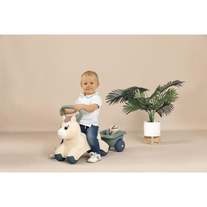 Little Smoby: Odrážedlo Poník s vozíkem
