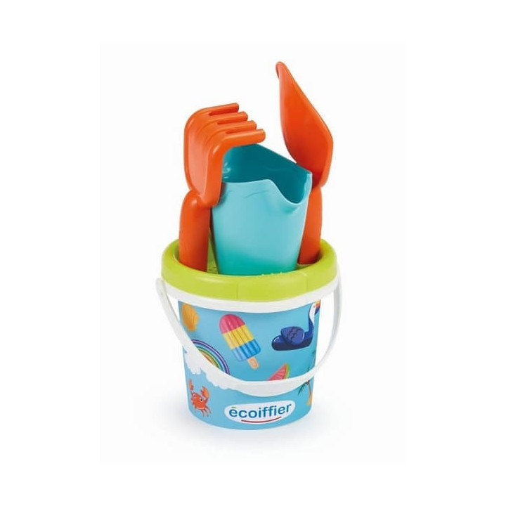 Kyblíček Holidays s konvičkou a přísl., 12 cm