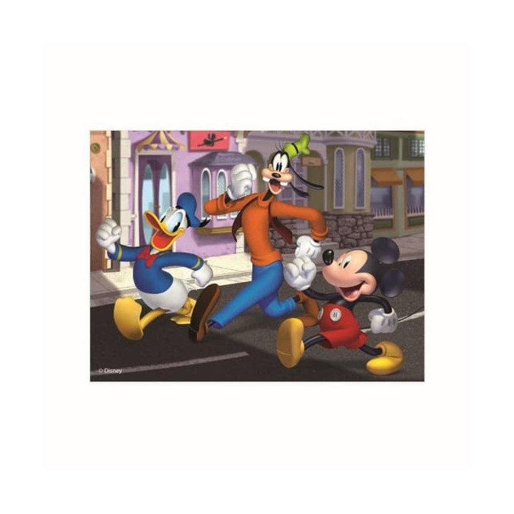MICKEY A MINNIE 12 Dřevěné licenční kostky