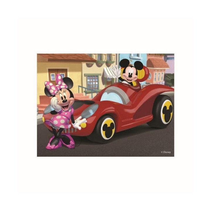 MICKEY A MINNIE 12 Dřevěné licenční kostky