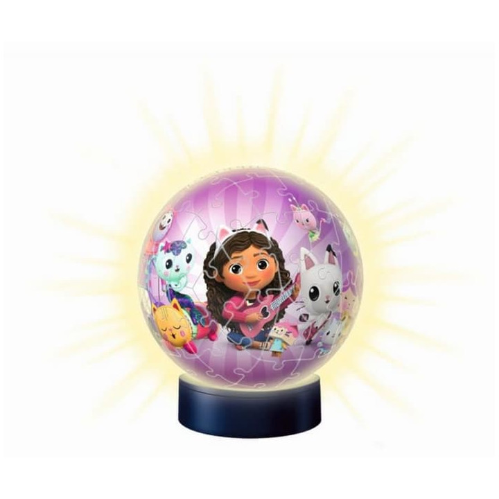 Ravensburger: Puzzle-Ball Gabby’s Dollhouse 72 dílků (noční edice)