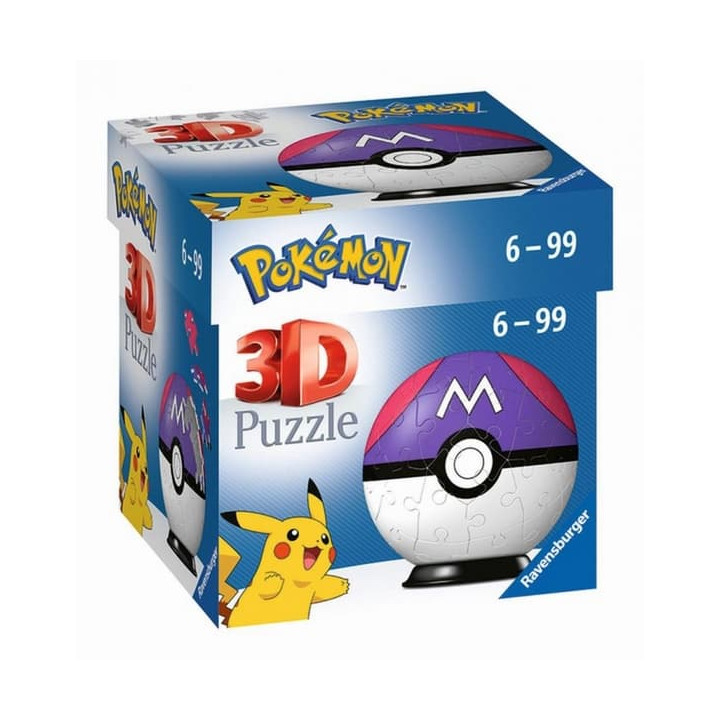 Ravensburger: Puzzle-Ball Pokémon: Master Ball 54 dílků