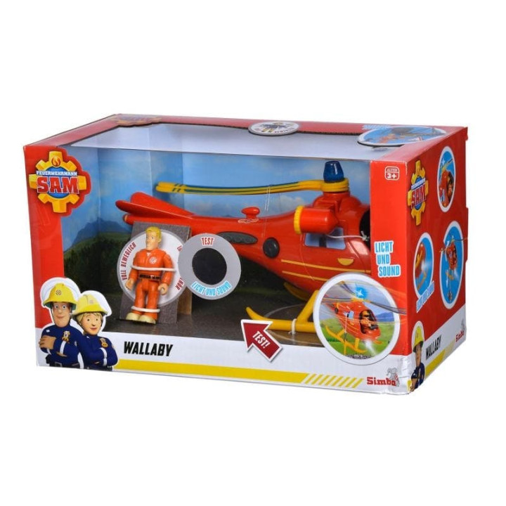Požárník Sam Vrtulník s figurkou