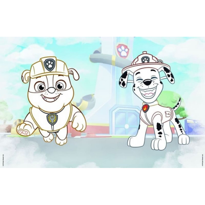 Omalovánky s tetováním A4 Tlapková patrola/Paw patrol v sáčku