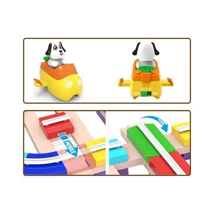 Bavytoy Posuvná dráha s pejskem 82ks