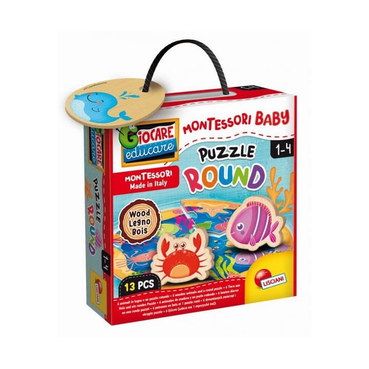 MONTESSORI DŘEVĚNÉ PUZZLE KRUH