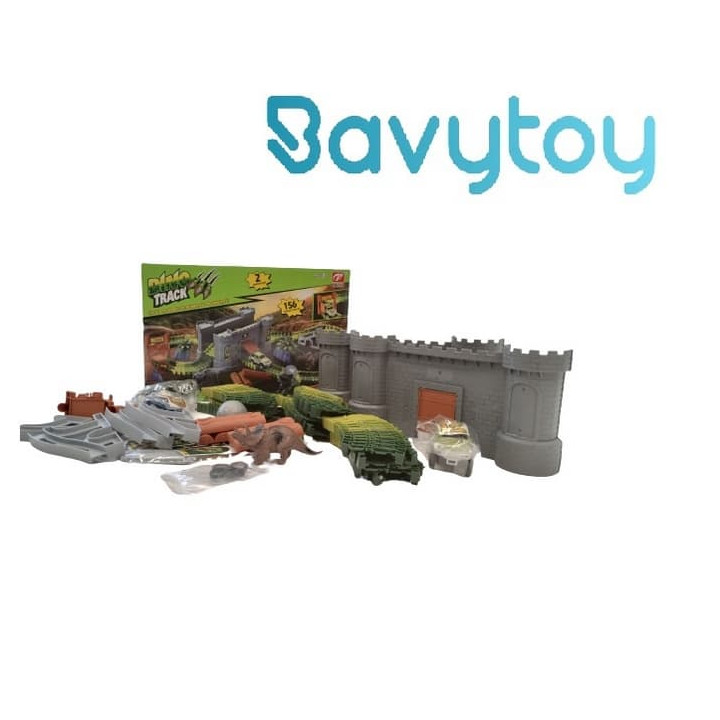 Bavytoy Variabilní dráha dino 156ks