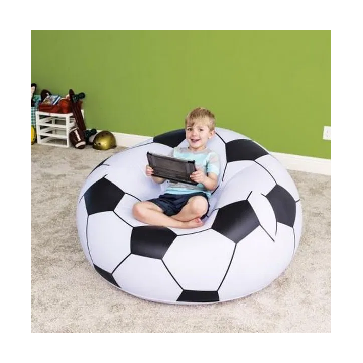 Nafukovací křeslo Fotbalový míč Bestway 1,14m x 1,12m x 66cm
