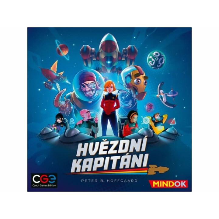 Mindok Hvězdní kapitáni - desková hra