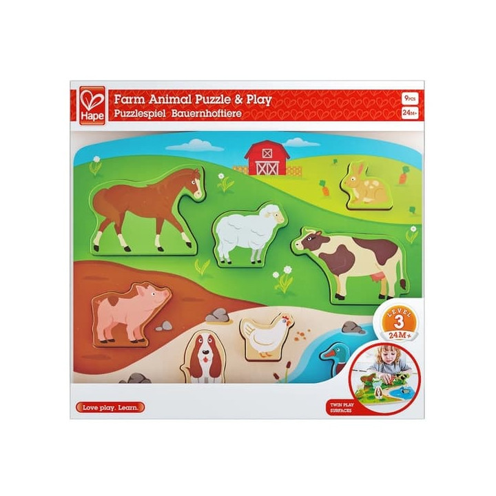 Puzzle - Zemědělská zvířátka