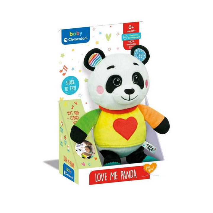 Clementoni Mazlící plyšová Panda se zvuky