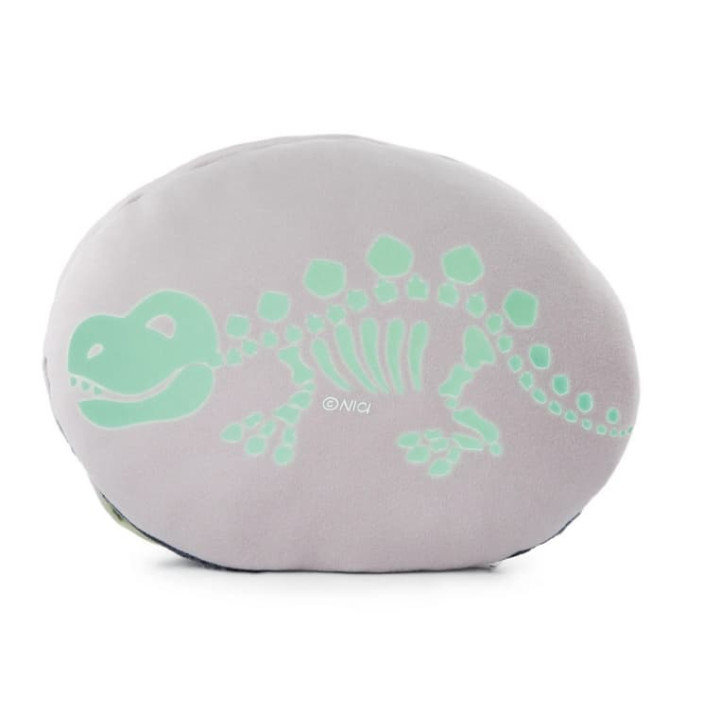 NICI polštář oboustranný Dino Tony-Rex Fossily 32x26cm, fosforeskující ve tmě, GREEN
