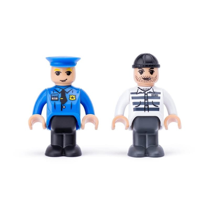 Autíčka k vláčkodráze - Policie, 4ks