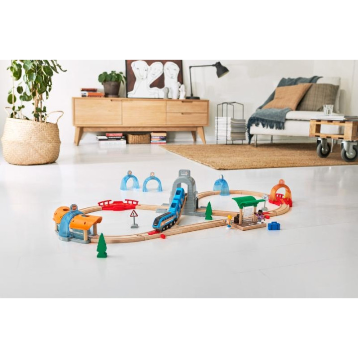 SMART TECH SOUND Deluxe vláčkodráha s tunely