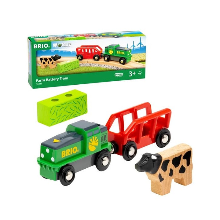 Brio: Farmářský vlak na baterie