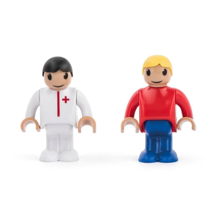 Autíčka k vláčkodráze - Ambulance, 4ks