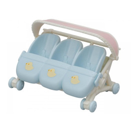 Sylvanian Families Kočárek pro trojčata