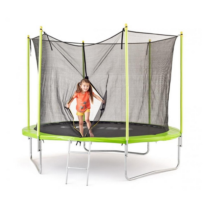 Trampolína 305 cm se sítí a žebříkem Cross