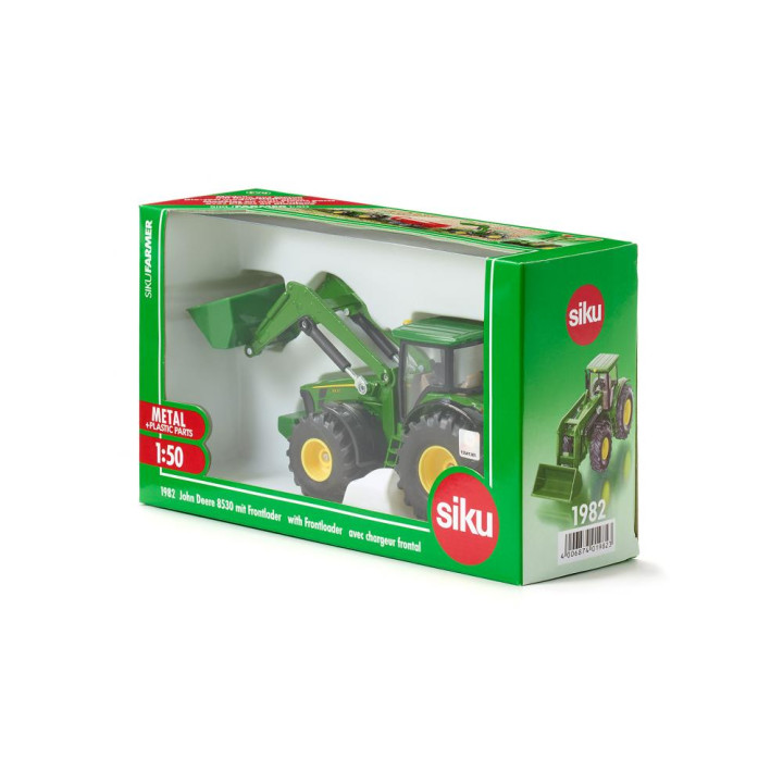 SIKU Farmer 1982 - Traktor John Deere s předním nakladačem, 1:50